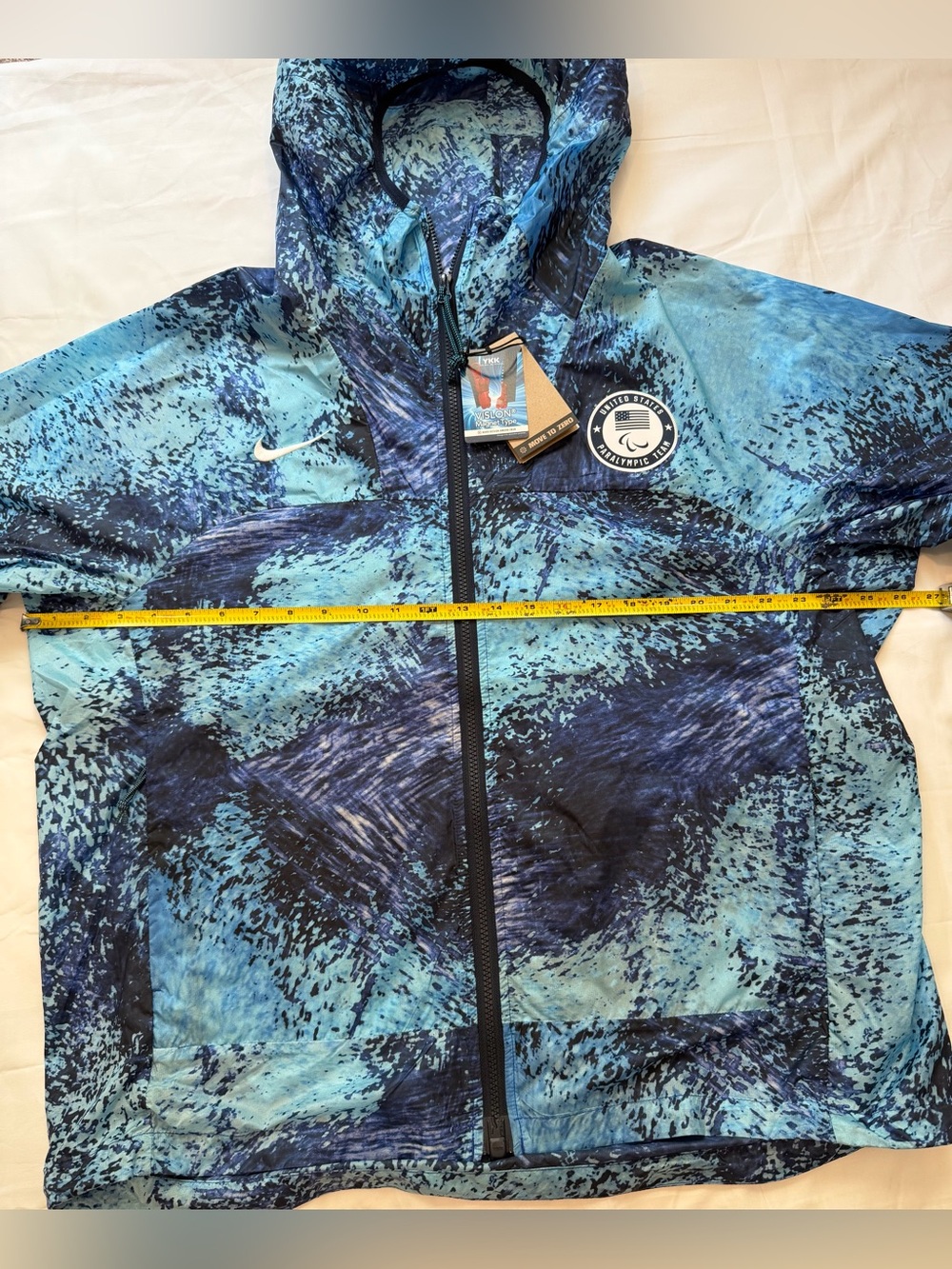Nike ACG Cinder Cone USA Paralympic Men’s Large Windbreaker Blue - Picture 3 of 12